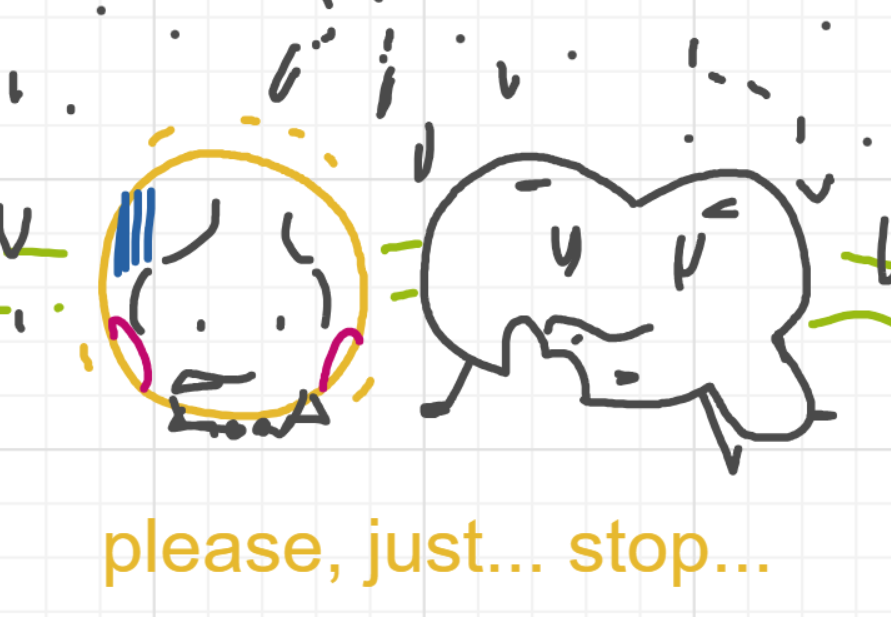 A panel from I've Been Everywhere, Man, episode nine of the Board Boards object show by Furretwalk/WalkingFurret.